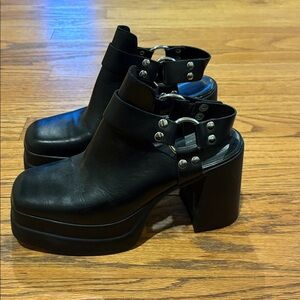 Free People Harness platform bootie SZ 8 worn twice